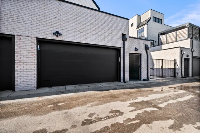 a side view of a house