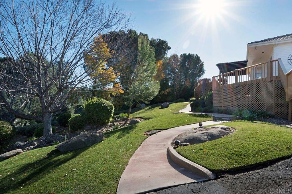 3743 Via Cielo Azul Alpine, CA 91901 - Photo 2 of 34 a view of a backyard with large trees