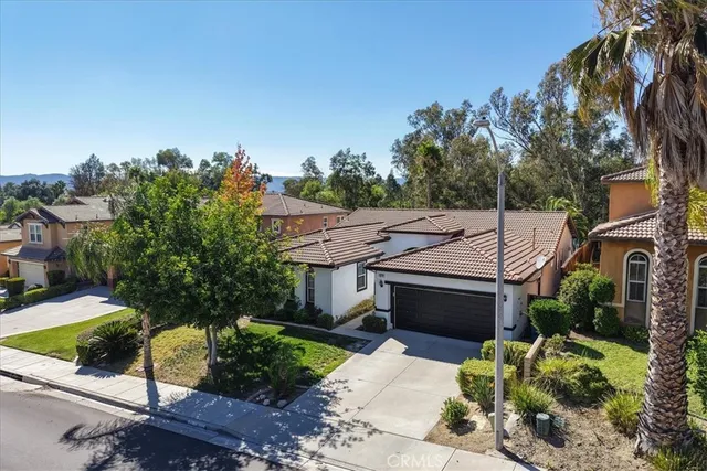a aerial view of a house