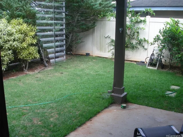 a view of a small garden