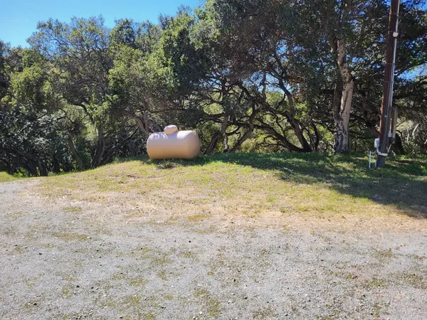 a view of a backyard of the house