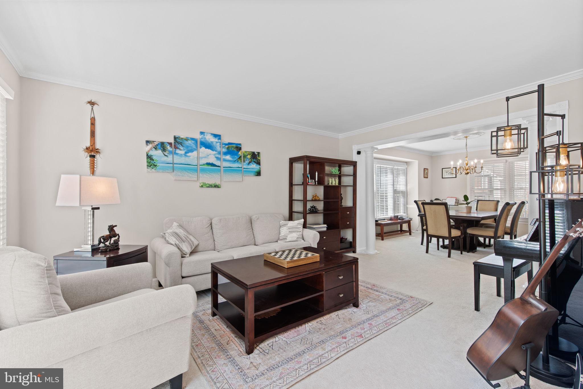 8104 Creekview Drive Springfield, VA 22153 - Photo 5 of 39 a living room with furniture and wooden floor