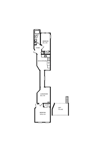 a city street lined with buildings and trees