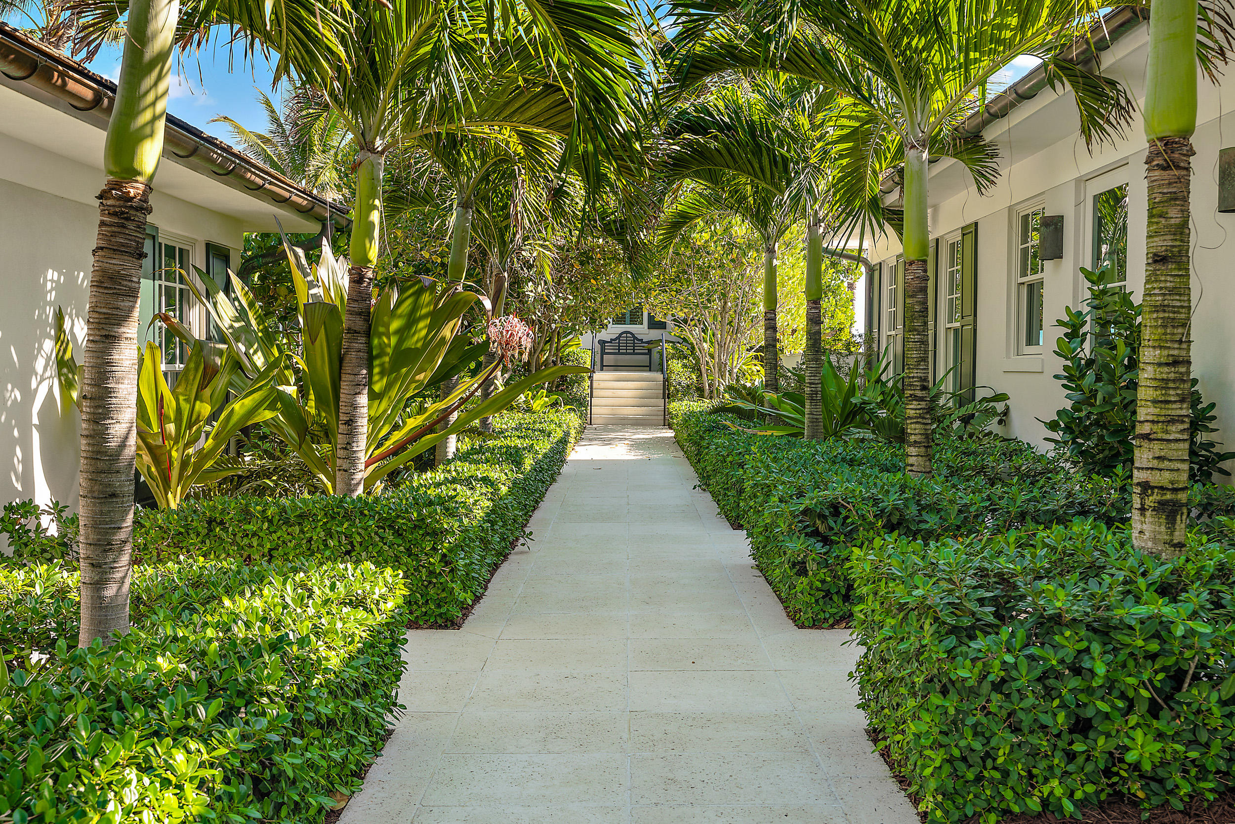 25 South Beach Road Hobe Sound, FL 33455 - Photo 22 of 28 a view of a pathway with a yard