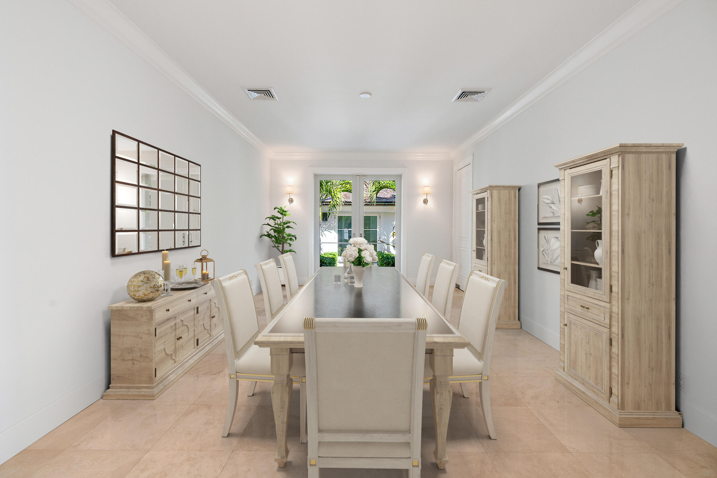 25 South Beach Road Hobe Sound, FL 33455 - Photo 9 of 28 a dining room with furniture and window