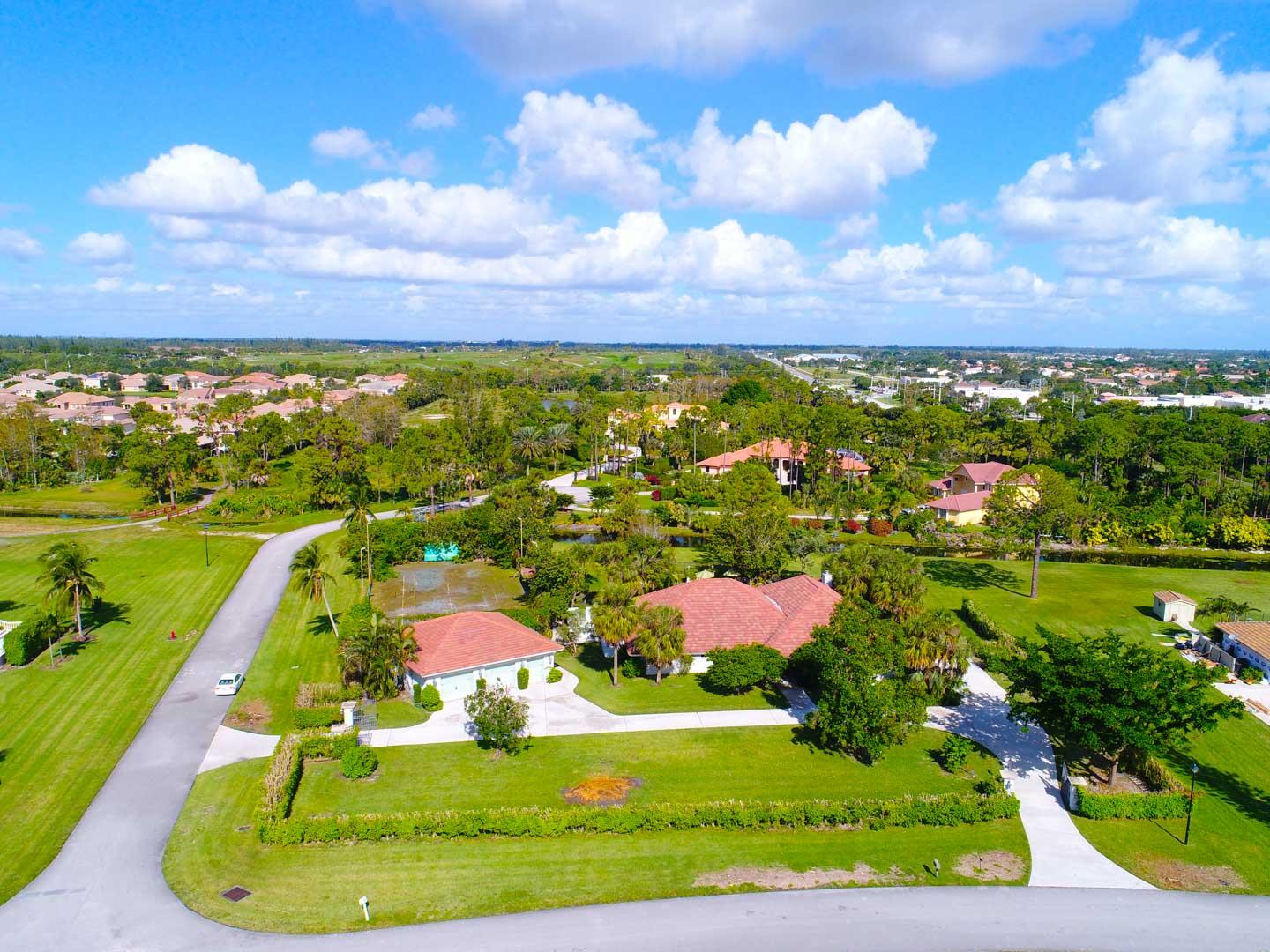 Aerial full estate