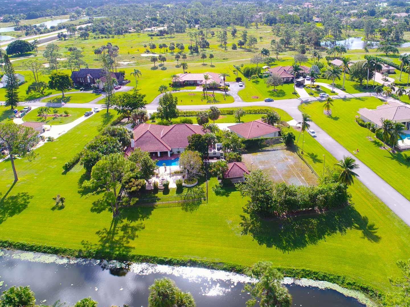 9085 Perth Road Lake Worth, FL 33467 - Photo 8 of 100 Aerial from back