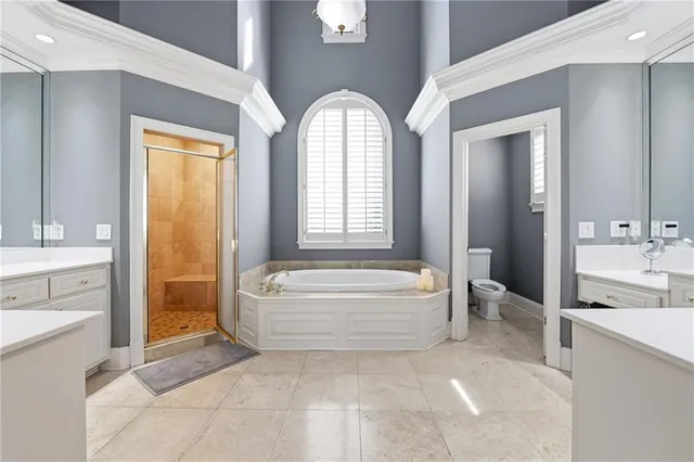 a view of a balcony with wooden floor