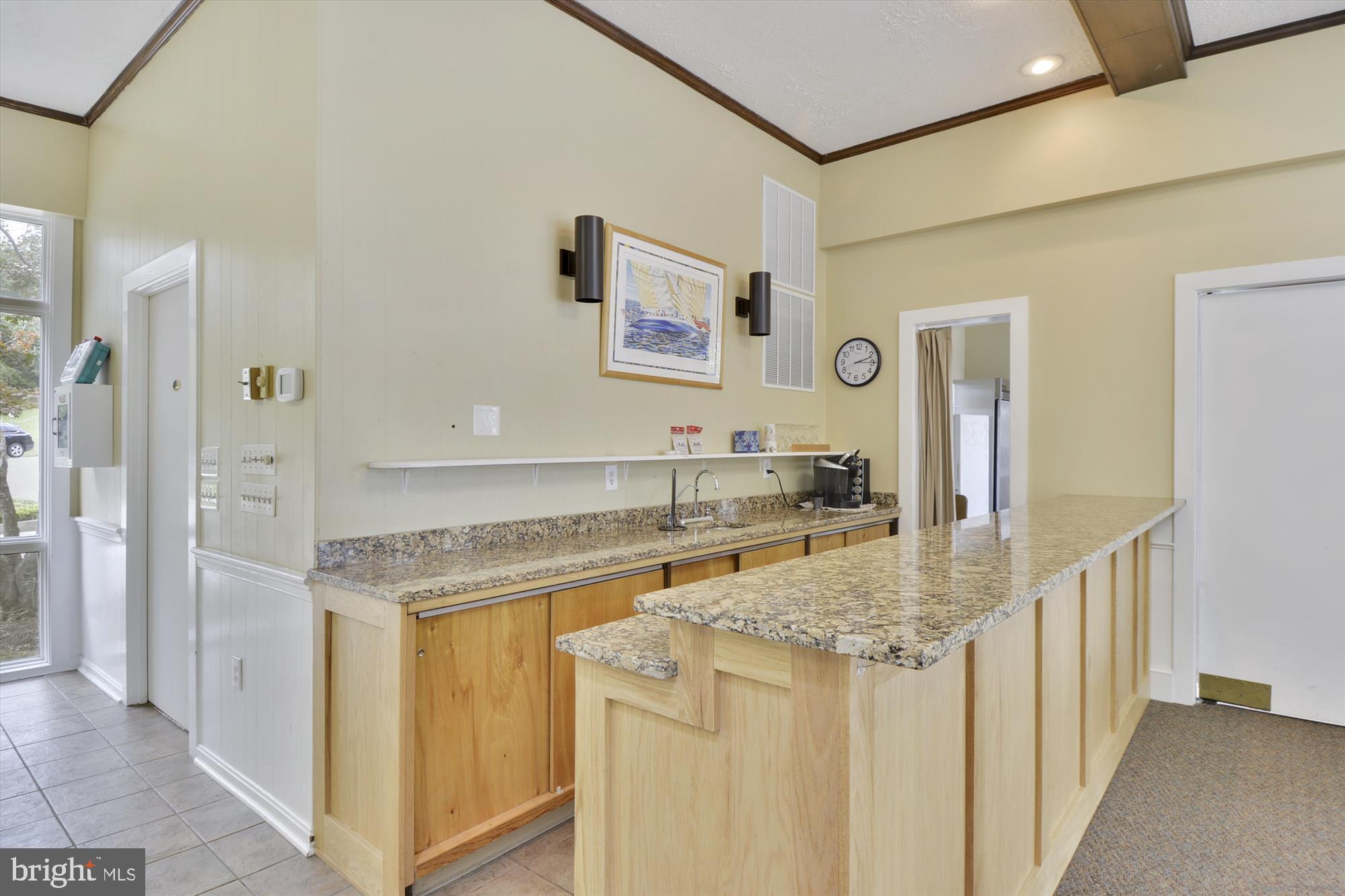 Full catering kitchen at clubhouse