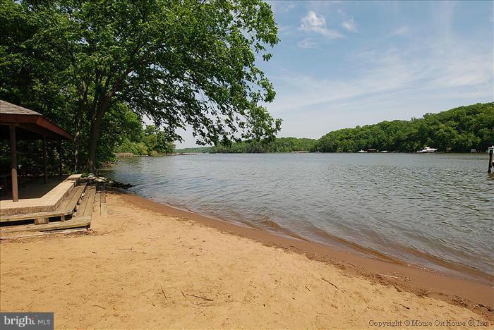 Community beach and boat ramp