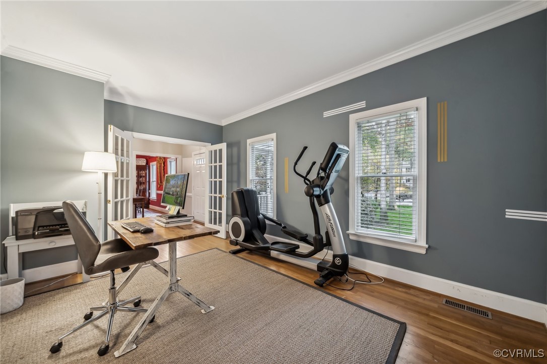 12802 Craystone Circle Midlothian, VA 23113 - Photo 25 of 50 a view of a room with gym equipment