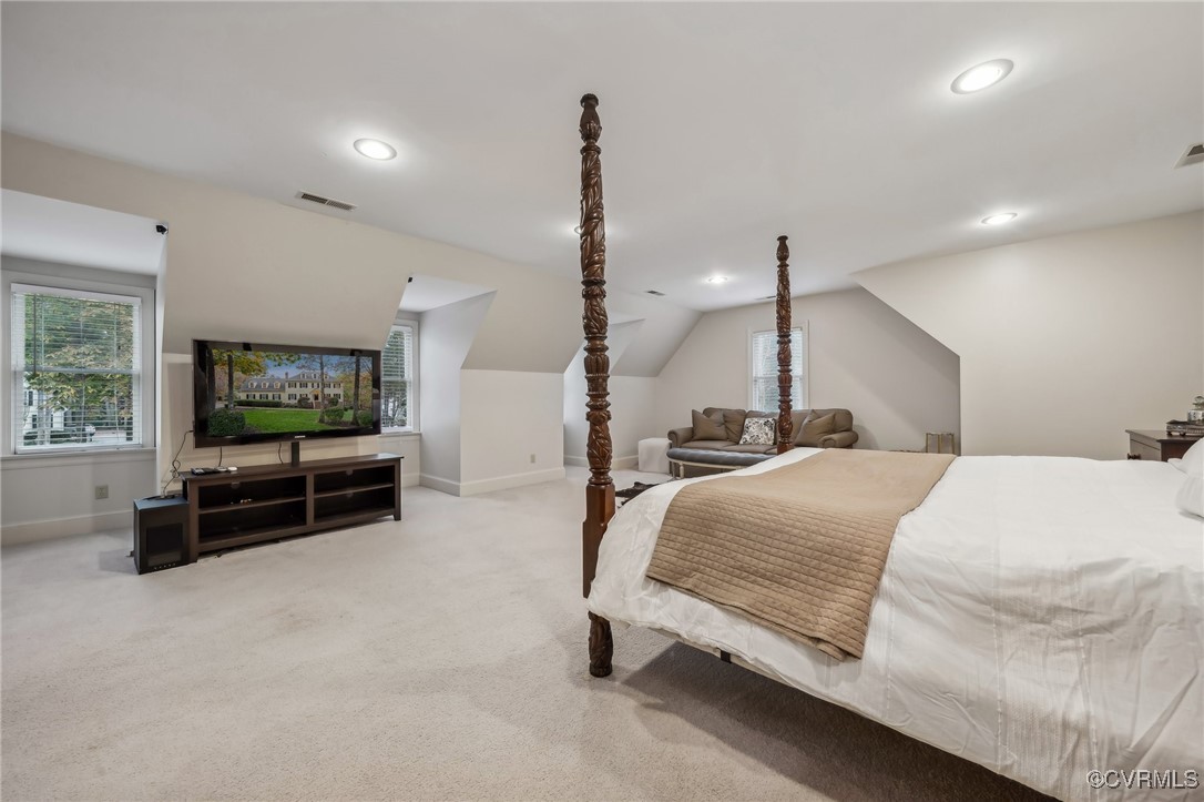 12802 Craystone Circle Midlothian, VA 23113 - Photo 32 of 50 a bedroom with a bed and a flat screen tv
