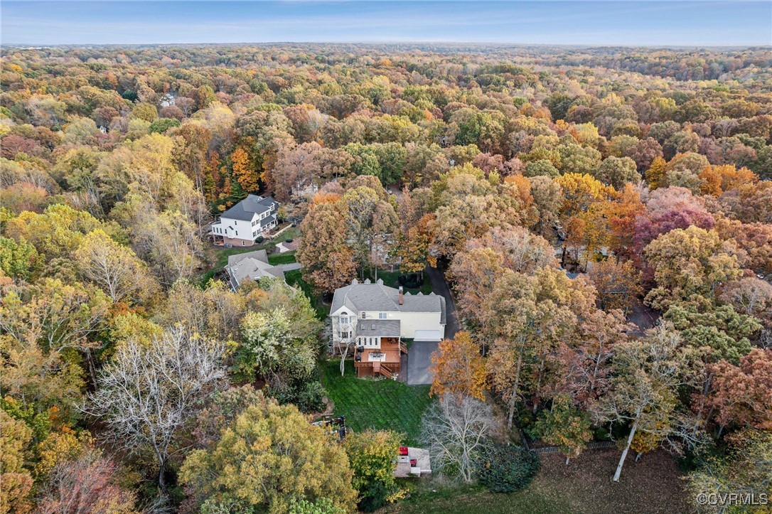12802 Craystone Circle Midlothian, VA 23113 - Photo 43 of 50 an aerial view of a house with a yard