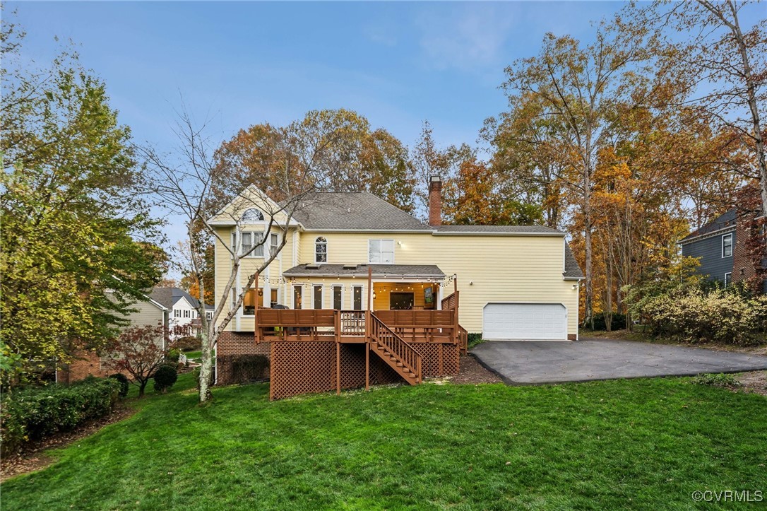 12802 Craystone Circle Midlothian, VA 23113 - Photo 10 of 50 a view of a house with a backyard porch and sitting area
