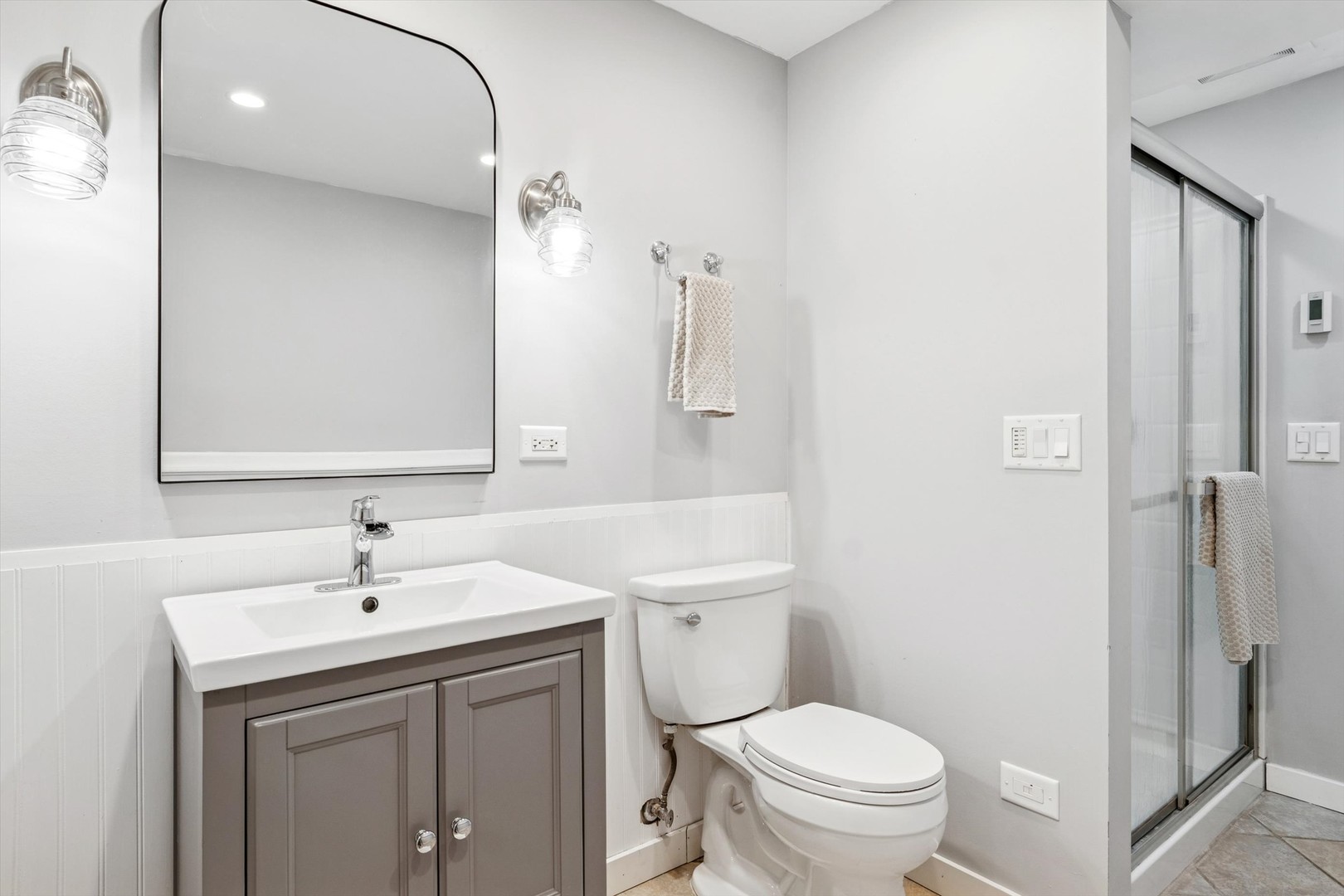 24331 Davids Court Naperville, IL 60564 - Photo 15 of 24 a bathroom with a sink toilet and shower