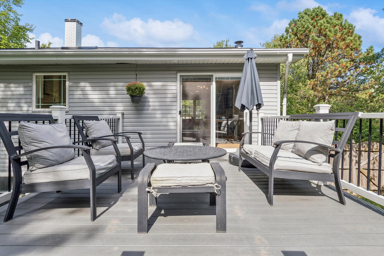 24331 Davids Court Naperville, IL 60564 - Photo 18 of 24 a view of a patio with table and chairs and potted plants