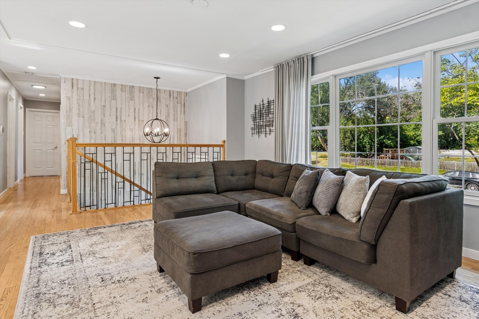 24331 Davids Court Naperville, IL 60564 - Photo 3 of 24 a living room with furniture and a large window