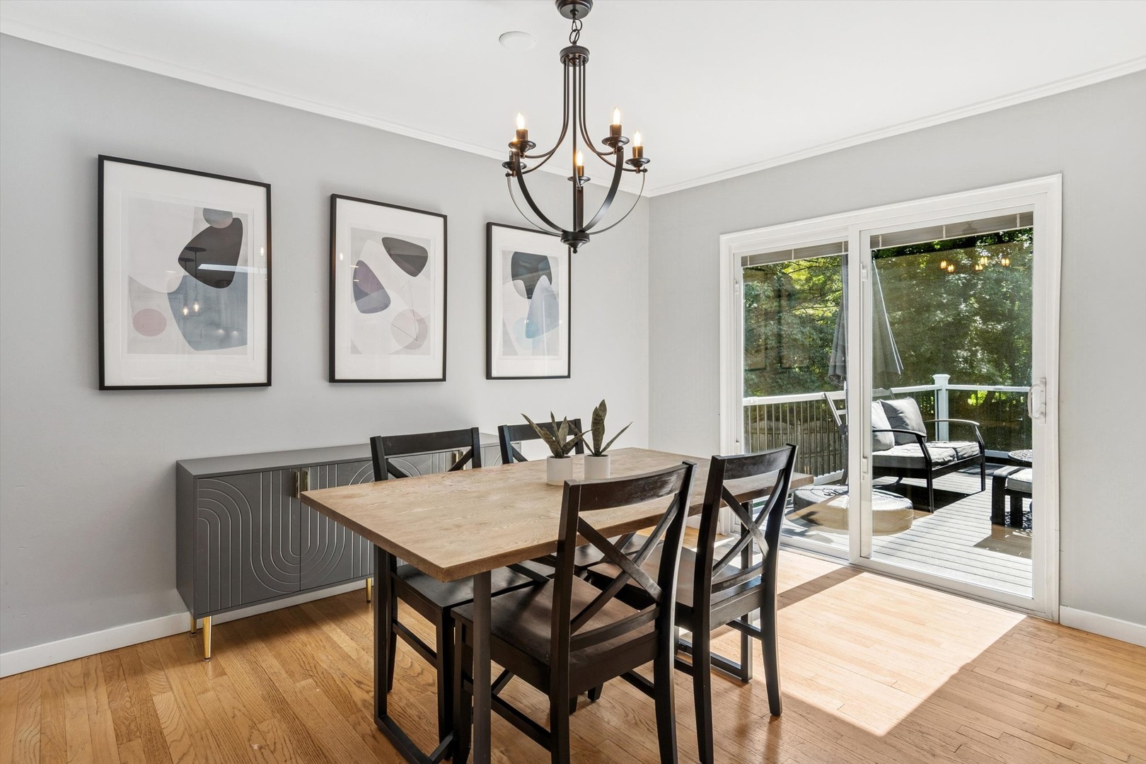 24331 Davids Court Naperville, IL 60564 - Photo 4 of 24 a view of a dining room with furniture window and outside view