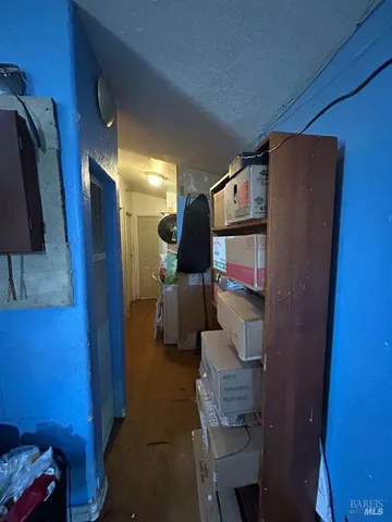 a view of storage and utility room