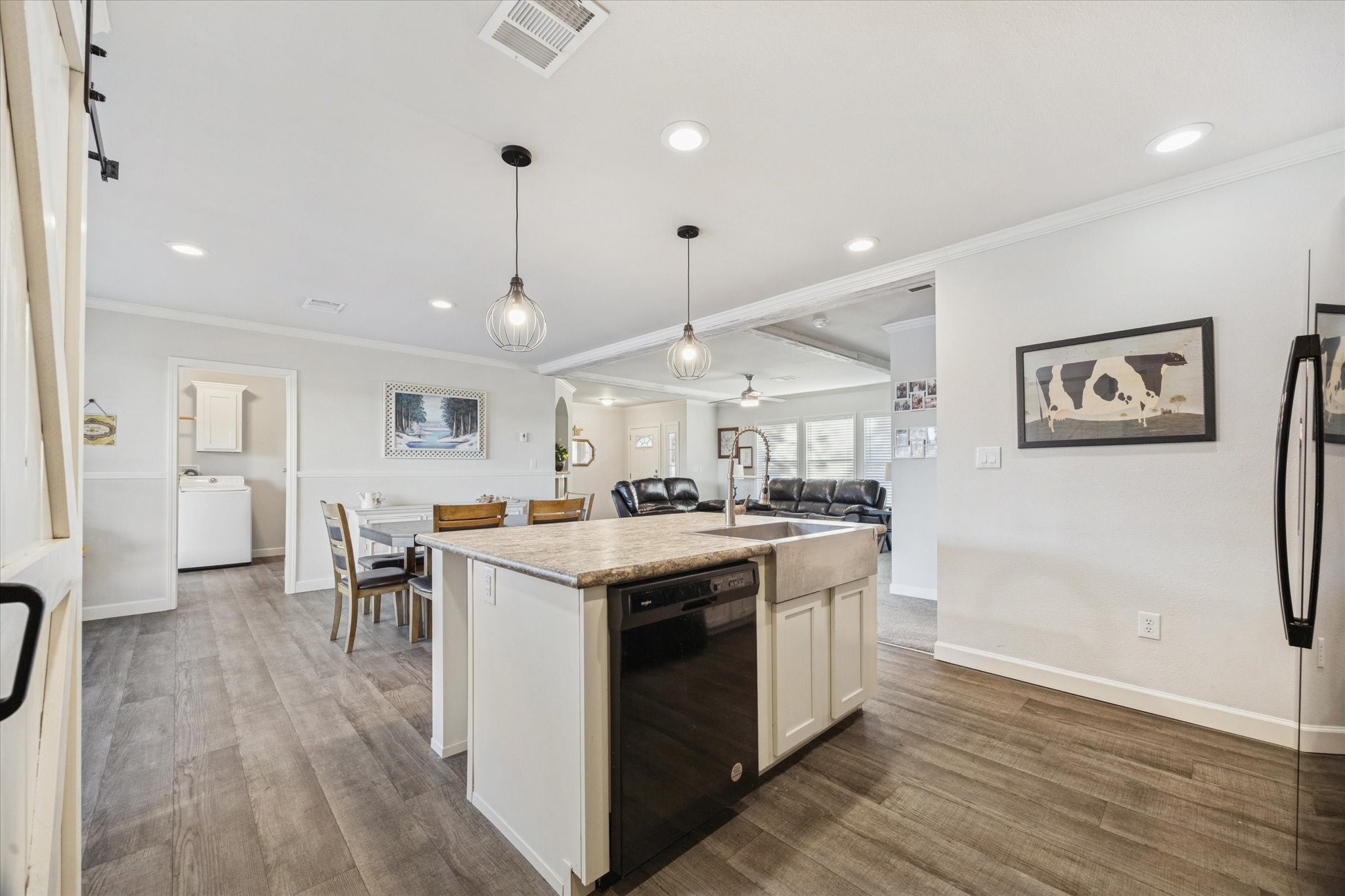 8850 Katy Hockley Road Katy, TX 77493 - Photo 18 of 37 a kitchen with a stove and a refrigerator