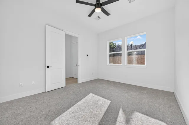 a view of an empty room