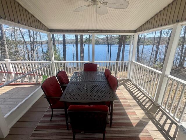 167 Oak Shore Road Harrison, ME 04040 - Photo 4 of 7 167 Oak Shore Back Deck
