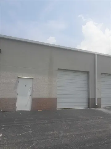 a city view with large building