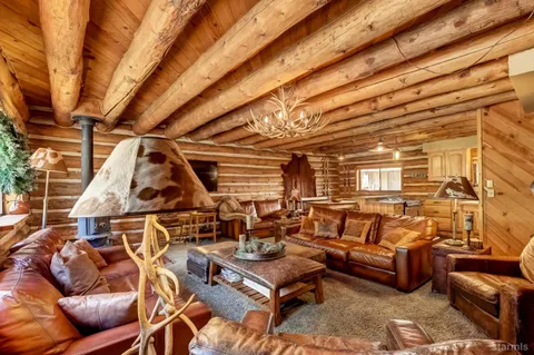 a outdoor living space with patio furniture