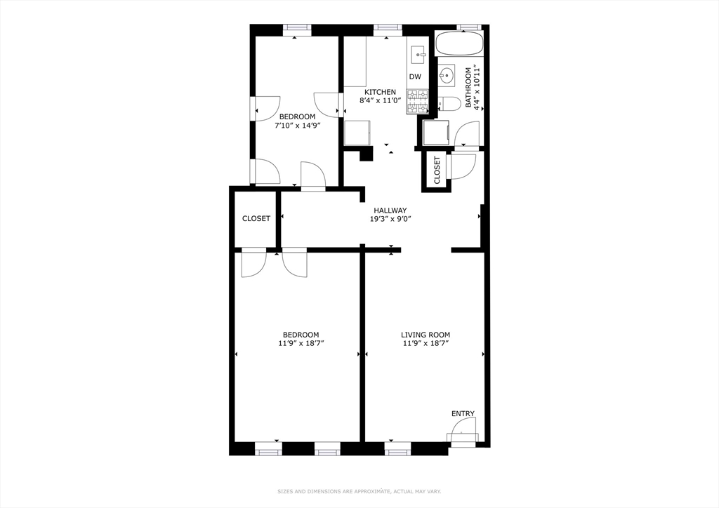 1490 Beacon Street, Unit 1A Brookline, MA 02446 - Photo 15 of 15 a picture of a floor plan