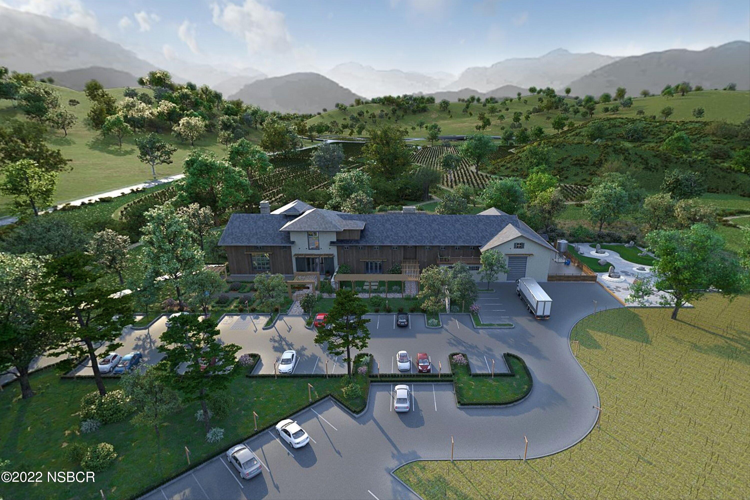 1 Zaca Station Road Los Olivos, CA 93441 - Photo 27 of 28 an aerial view of a house