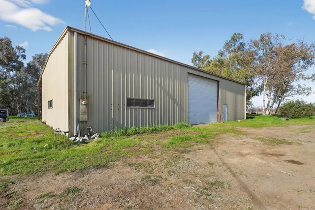 a backyard of a house