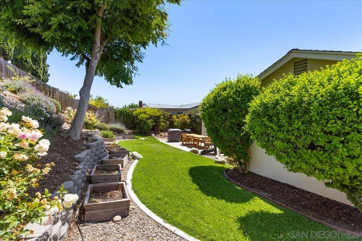 12243 Buckskin Trail Poway, CA 92064 - Photo 26 of 41 a view of a backyard with potted plants