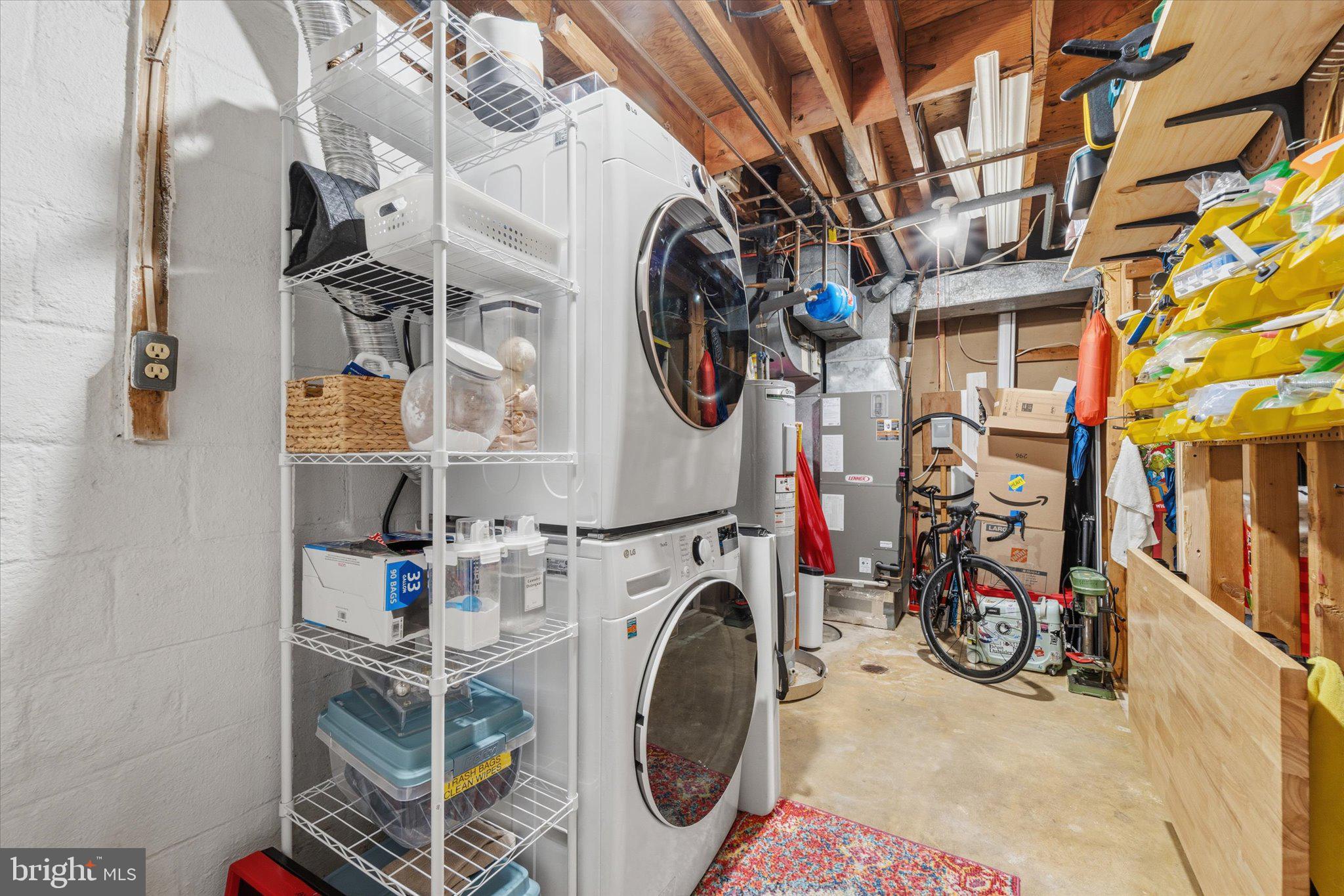 6865 Brian Michael Court Springfield, VA 22153 - Photo 30 of 44 Washer/Dryer and Utility Room