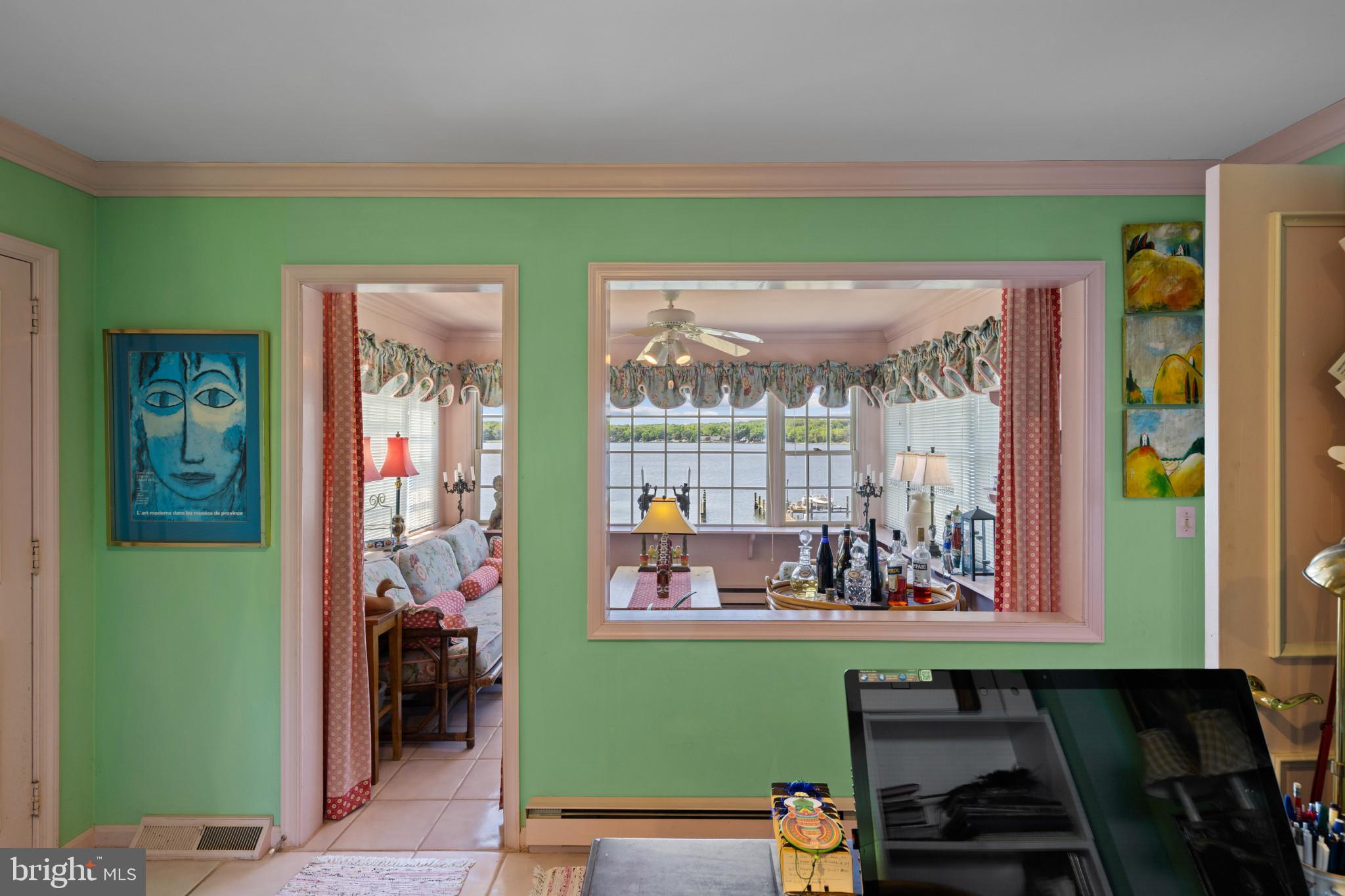 1552 Widows Mite Road Edgewater, MD 21037 - Photo 14 of 51 view thru sunroom