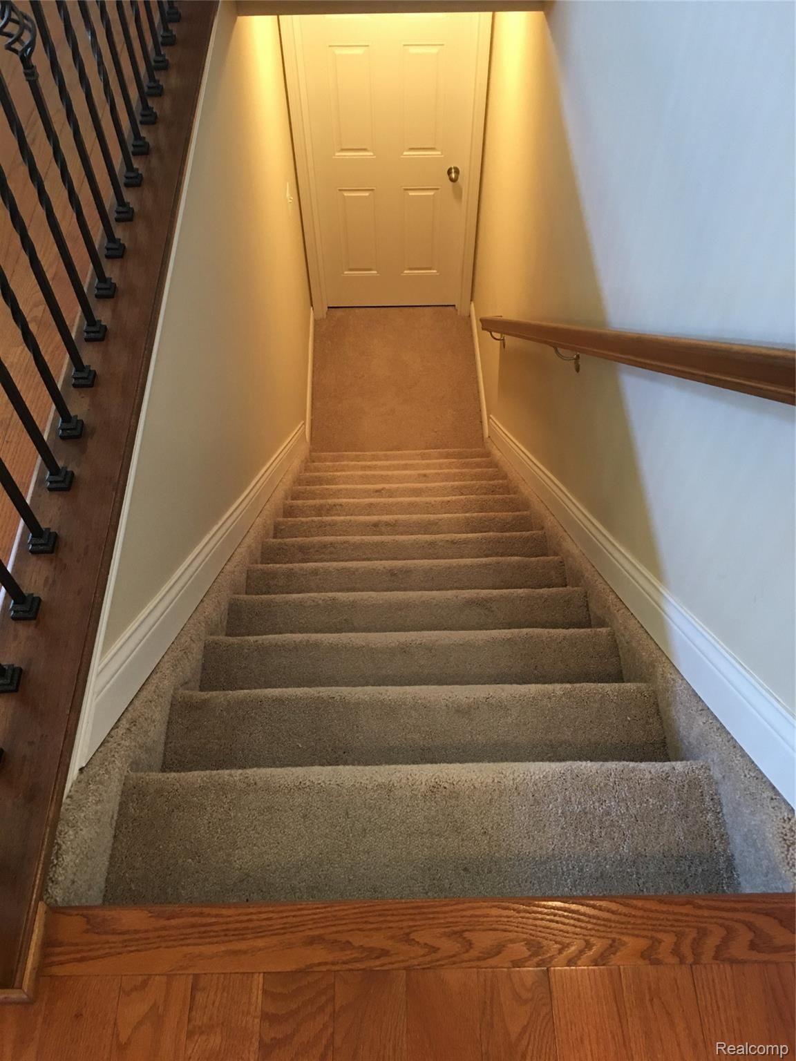 16510 Moore Park Road Macomb, MI 48044 - Photo 30 of 38 Basement staircase.JPG