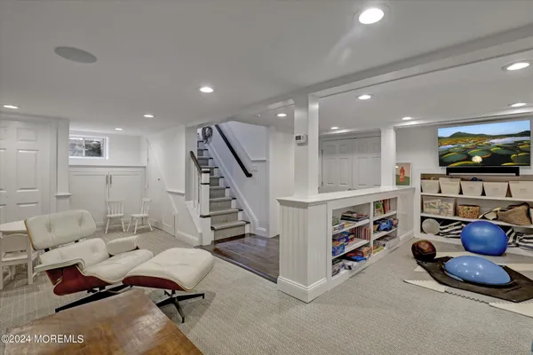 a kitchen with cabinets and stainless steel appliances