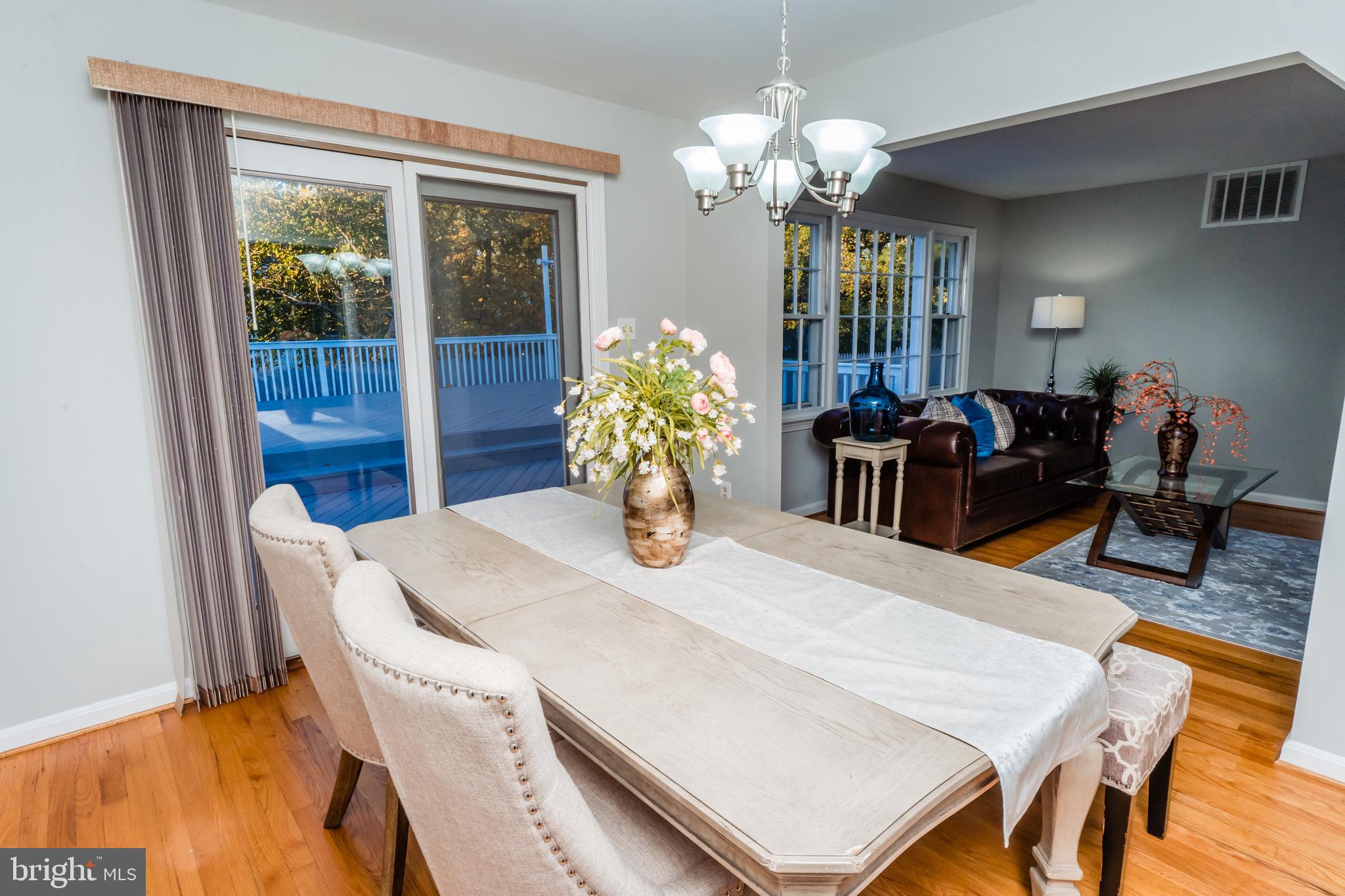 1110 Gresham Road Silver Spring, MD 20904 - Photo 25 of 75 Formal Dining Rm With Opening to Back Yard.