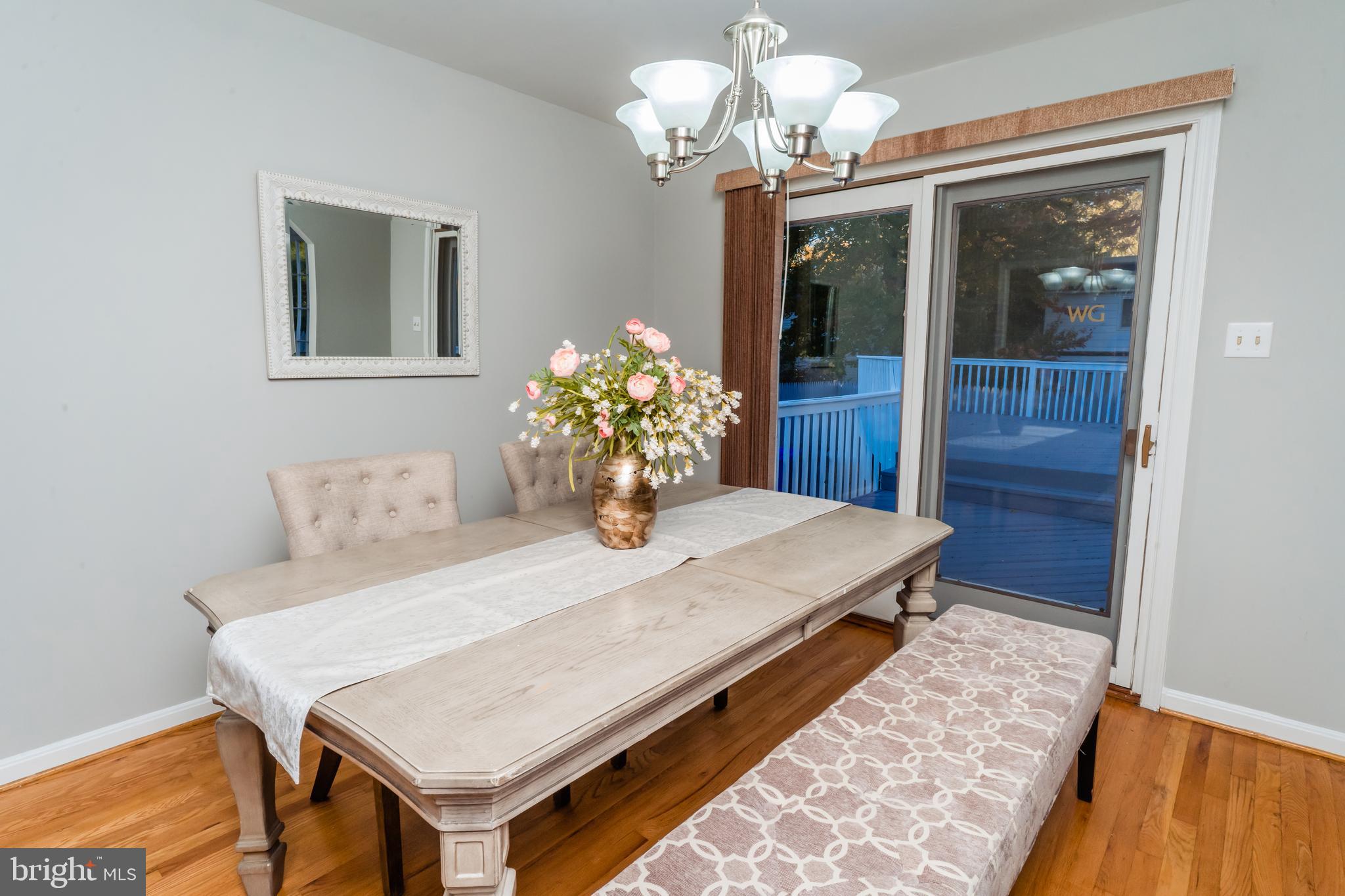 1110 Gresham Road Silver Spring, MD 20904 - Photo 26 of 75 More Natural Light & Access To Deck.