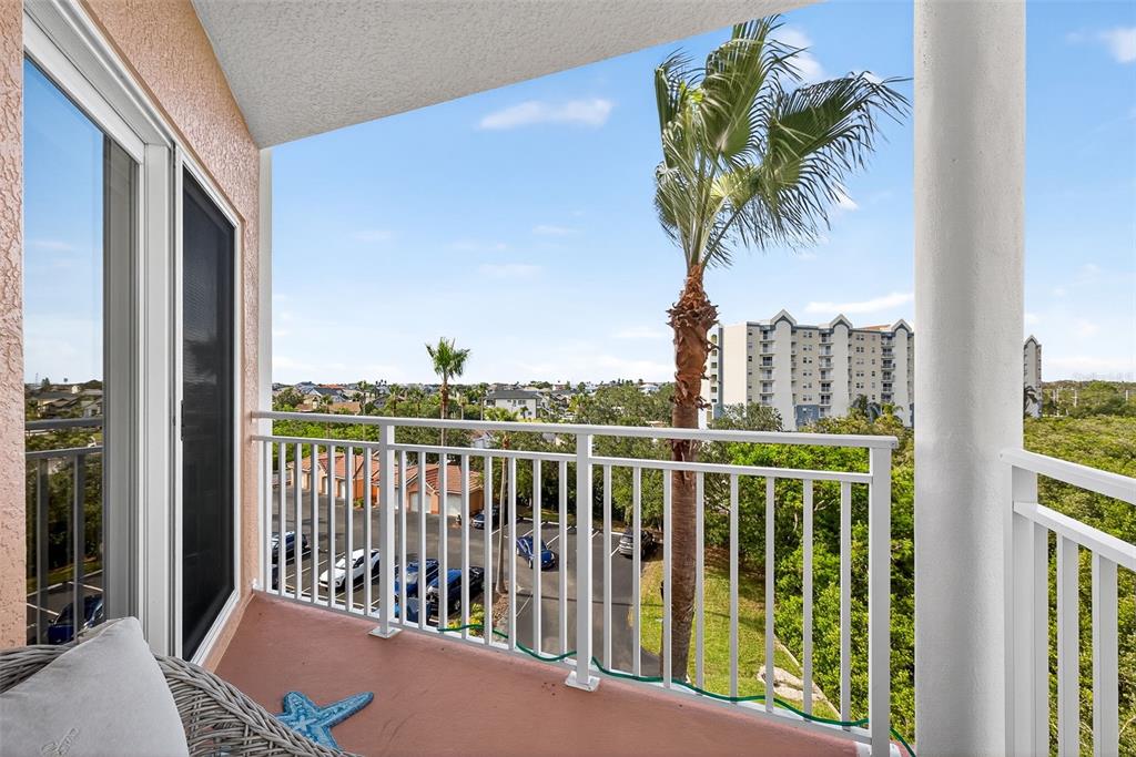 4516 Seagull Drive, Unit 519 New Port Richey, FL 34652 - Photo 31 of 54 a view of a balcony with lake view