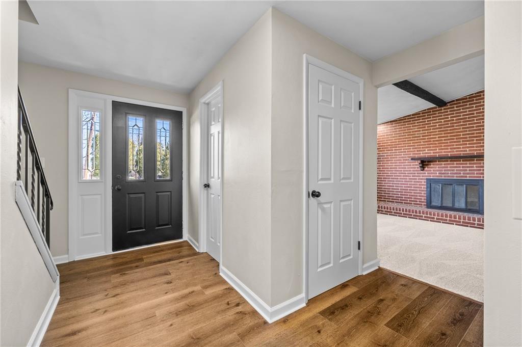 10 Rushmore Drive Pittsburgh, PA 15235 - Photo 3 of 37 a view of a hallway with wooden floor and entryway