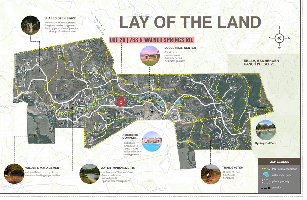 768 North Walnut Springs Road, Unit 26 Johnson City, TX 78636 - Photo 21 of 23 a street sign on a wall next to a white wall