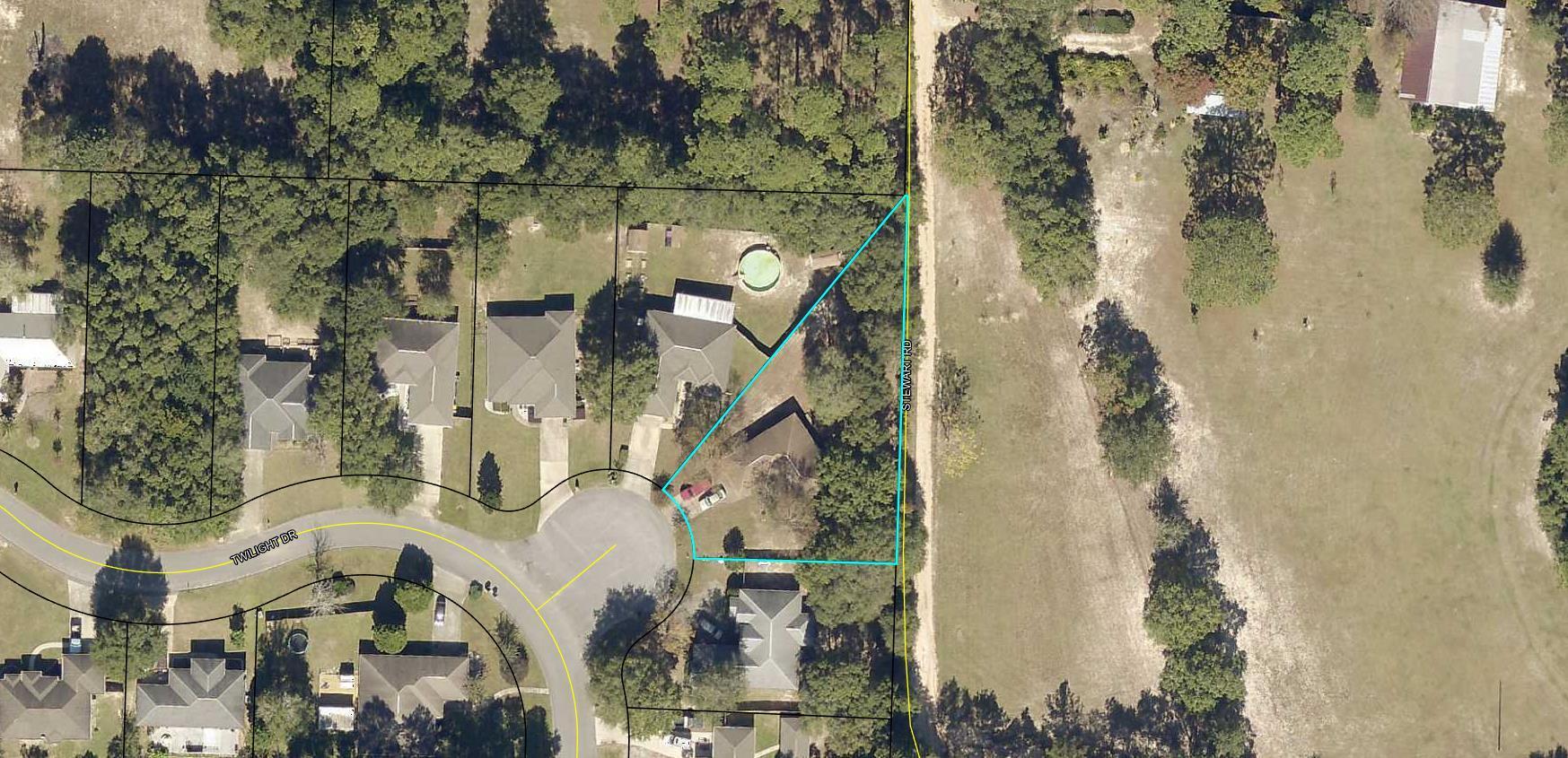 3248 Twilight Drive Crestview, FL 32539 - Photo 13 of 13 an aerial view of residential houses with outdoor space