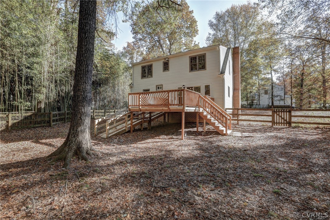 2330 Brookforest Road Midlothian, VA 23112 - Photo 24 of 31 a view of a house with backyard and trees