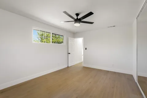 wooden floor in an empty room