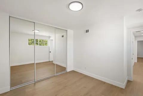 a view of a room with window