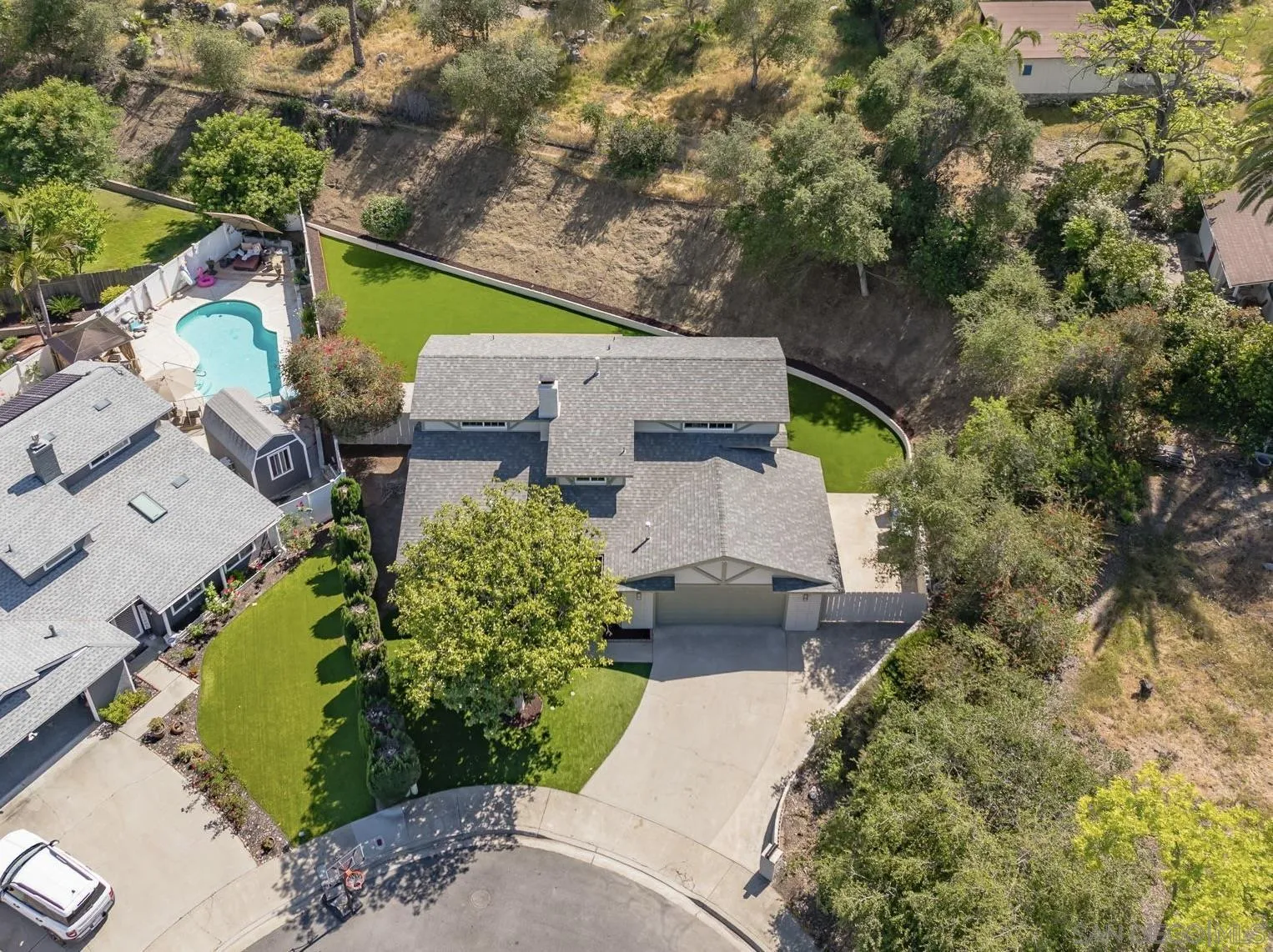 1198 Benjamin Place El Cajon, CA 92020 - Photo 34 of 38 an aerial view of a house