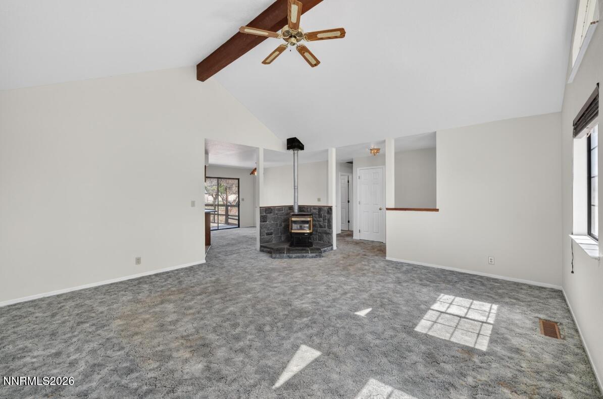 1254 Stephanie Way Minden, NV 89423 - Photo 9 of 30 a view of empty room with a kitchen