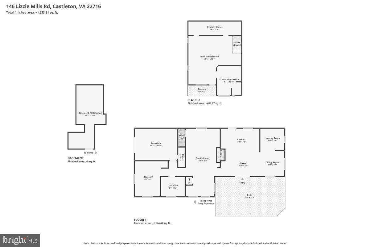 146 Lizzie Mills Road Castleton, VA 22716 - Photo 91 of 91 a picture of a floor plan