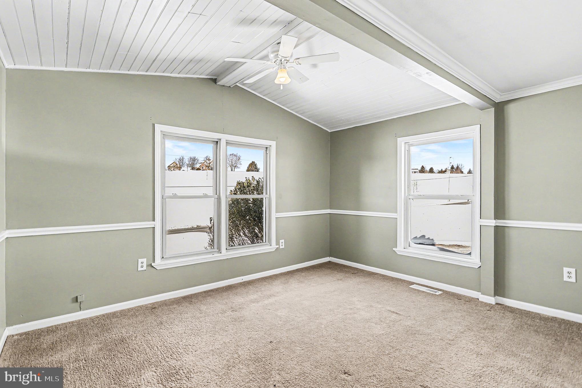 4570 Walters Hatchery Road Spring Grove, PA 17362 - Photo 23 of 38 Second bedroom with cathedral ceiling and ceiling