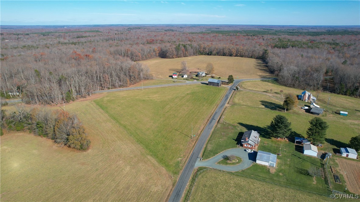 0 Three Three Chopt Road Kents Store, VA 23084 - Photo 8 of 20 an aerial view of a house with a yard